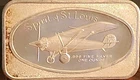 🌟 1972 Madison Mint Spirit of St Louis 1 oz .999 Fine Silver Vintage Art Bar