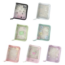 Durable PVC Budget Binder Cover With Zippered Closures 6 Rings Notebook Shell