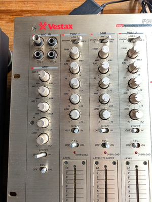 Vestax PMC-27 DJ Mixer Professional Mixing Controller | eBay