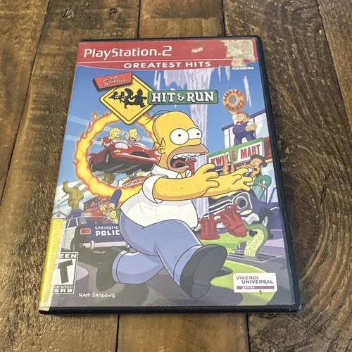PS2 The Simpsons: Hit & Run (PlayStation 2, 2003) CIB