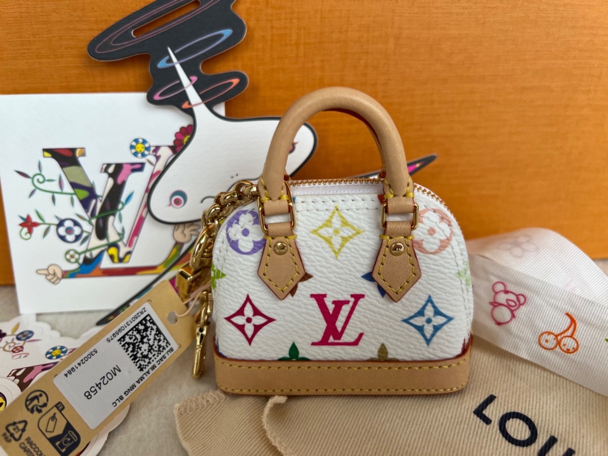 Louis Vuitton x Murakami 2025 Micro Alma Multicolor Bag Charm