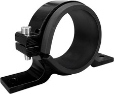 60mm Fuel Filter Mounting Bracket, Aluminum Alloy Fuel Pump Clamp Holder, Univer