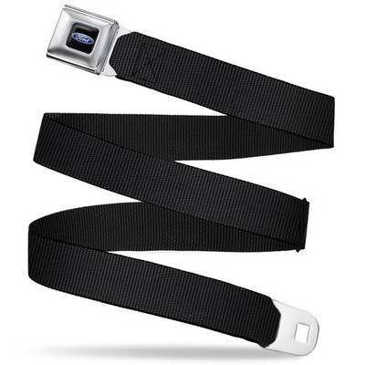 Buckle-Down Seatbelt Belt - Black Adult XXL (44''-63'') Ford Oval (US IMPORT)
