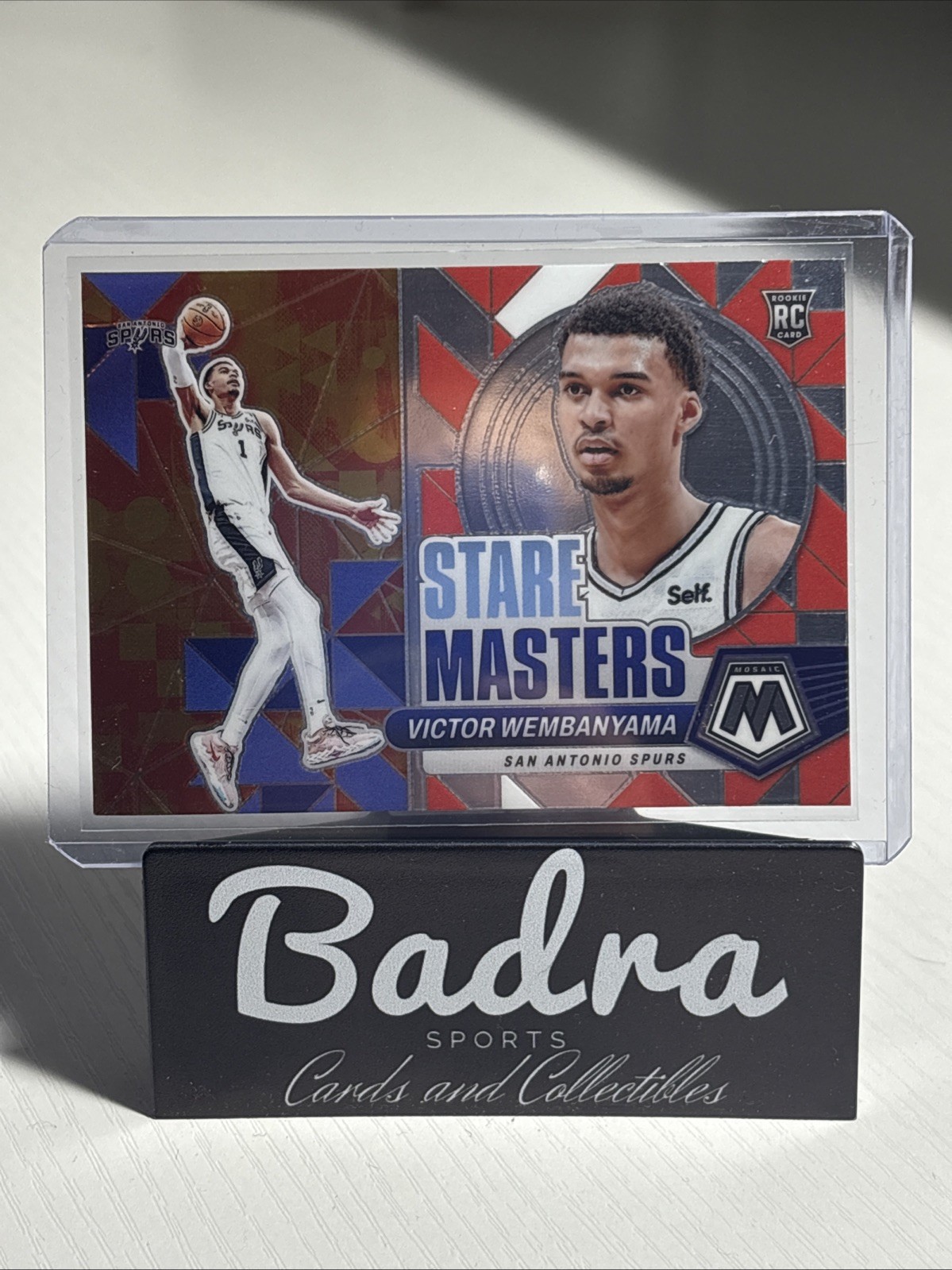 2023-24 Panini Mosaic #16 Victor Wembanyama (RC) STARE MASTERS