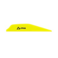 Alpha AR 1250 Vane, 2.8", Neon Yellow, 100pk 100pk, Yellow