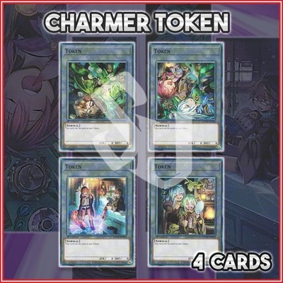 CHARMER TOKEN DECK 4 Eria  Wynn Hiita Aussa Foil Familiar YuGiOh