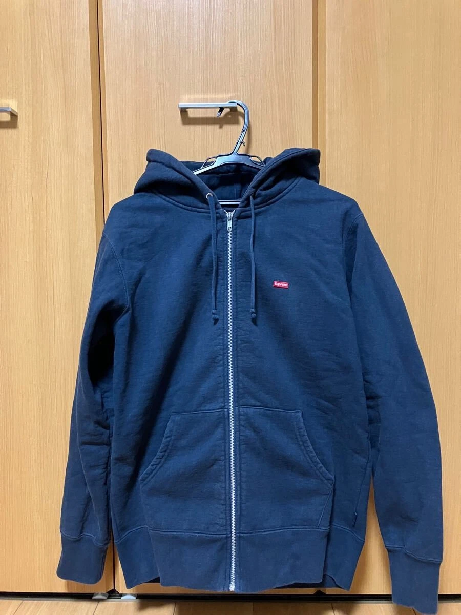 Sweat à capuche Supreme Small Box M Navy Beauty Occasion Supreme Zip Up Box Logo