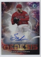 2021 Bowman Draft Genesis Auto /99 Sam Bachman #GNS-8 Auto 16s2