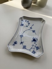 Royal Copenhagen Blue Fluted Half Lace Long Serving Tray Dish 364