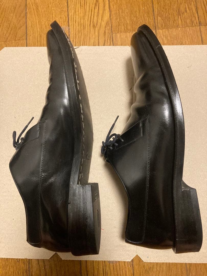 Gucci Square Toe Business Shoes Black Leather Size 8 US About8.5 For Men thumbnail 19