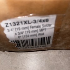 Zurn Lead Free Wall Hydrant 3/4" Female Soldier x 3/4" MPT x 6" Wall Z1321XL