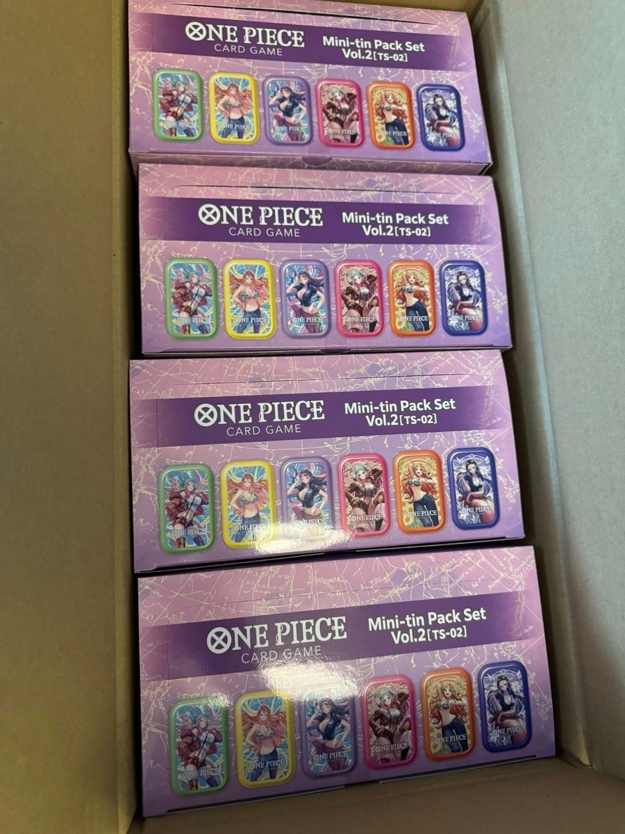 ワンピース カードゲーム Mini-tin Pack set Vol.2 1 Box of One Piece Card Game Mini-tin Pack Set Vol.2 Asian Limited