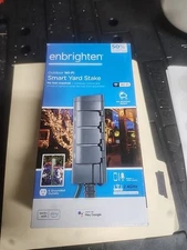 Enbrighten Outdoor 6-Outlet WiFi Smart Yard Stake works with hey Google & Alexa