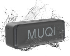 MUQI Bluetooth Speaker, IPX7 Waterproof Portable Wireless Speaker with 24H Playt