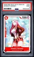 2026 ONE PIECE OP14-EB04-THE AZURE SEA'S SEVEN #007 JEWELRY BONNEY PSA 9