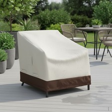 Protège Canapé Extérieur pour Loveseat Patio 80x85x91,5cm avec Ventilation