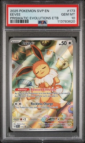PSA 10 EEVEE 173 POKEMON 2025 SVP EN-SV BLACK STAR PROMO
