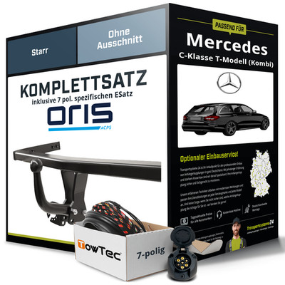 Anhängerkupplung ORIS starr für MERCEDES C T-Modell +E-Satz AHK