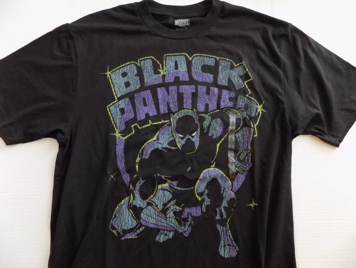 Marvel unisex black panther t-shirt in size M