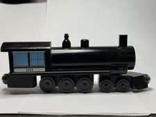 2008 Whittle Shortline Railroad Trains Mega Steam Train 4-6-0 Wooden Locomotive