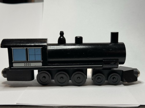 2008 Whittle Shortline Railroad Trains Mega Steam Train 4-6-0 Wooden Locomotive