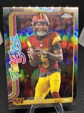 2025 Topps Chrome Football - Jayden Daniels Future Stars Refractor Silver