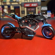Hot Wheels X-Blade Diecast Motorcycle Blue Bl...