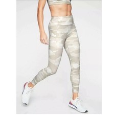 Athleta Contender White Camo 7/8 Tight Leggings Size M