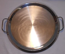 Demeyere Specialties Teppanyaki Planch Flat Round Griddle 18/10 stainless 15”