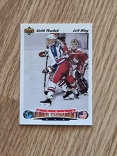 1991-92 Upper Deck World Juniors #698 Keith Tkachuk USA ROOKIE Hockey ? Card . rookie card picture