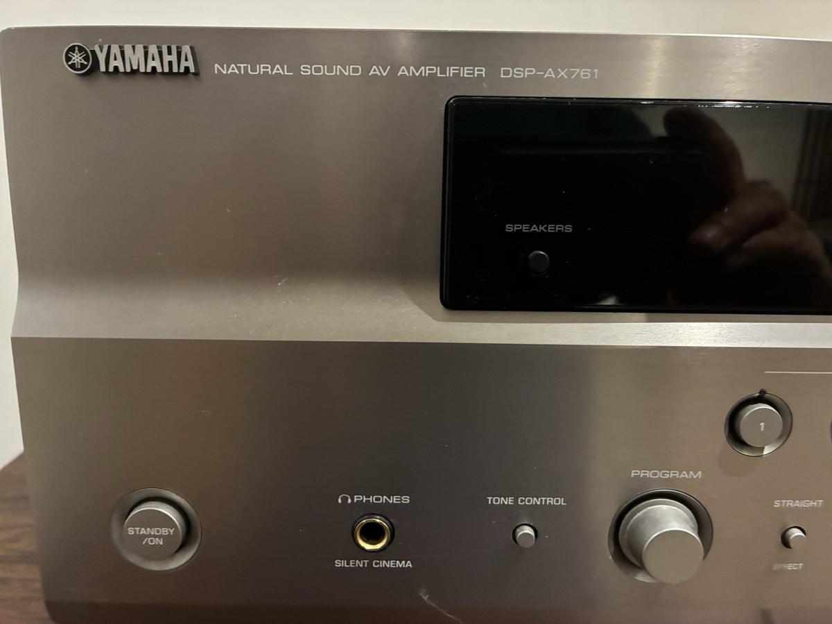 YAMAHA NATURAL SOUND AV AMPLIFIER DSP-AX761 WITH REMOTE | eBay UK