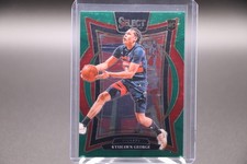 2024-25 Panini Select - Concourse Kyshawn George #85 Green Stars Prizm (RC)