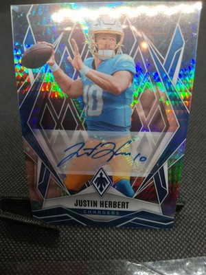2025 Panini Phoenix - Justin Herbert #58 Hyper Autographs /49 (AU)