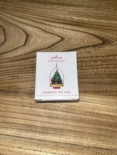 Hallmark Keepsake Ornament 2019 Chasing His Tail Miniature mini dog puppy New