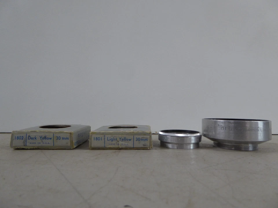 ARGUS Filters and Holder/Adapter w/Rings lot of 4 - Image 2 of 4