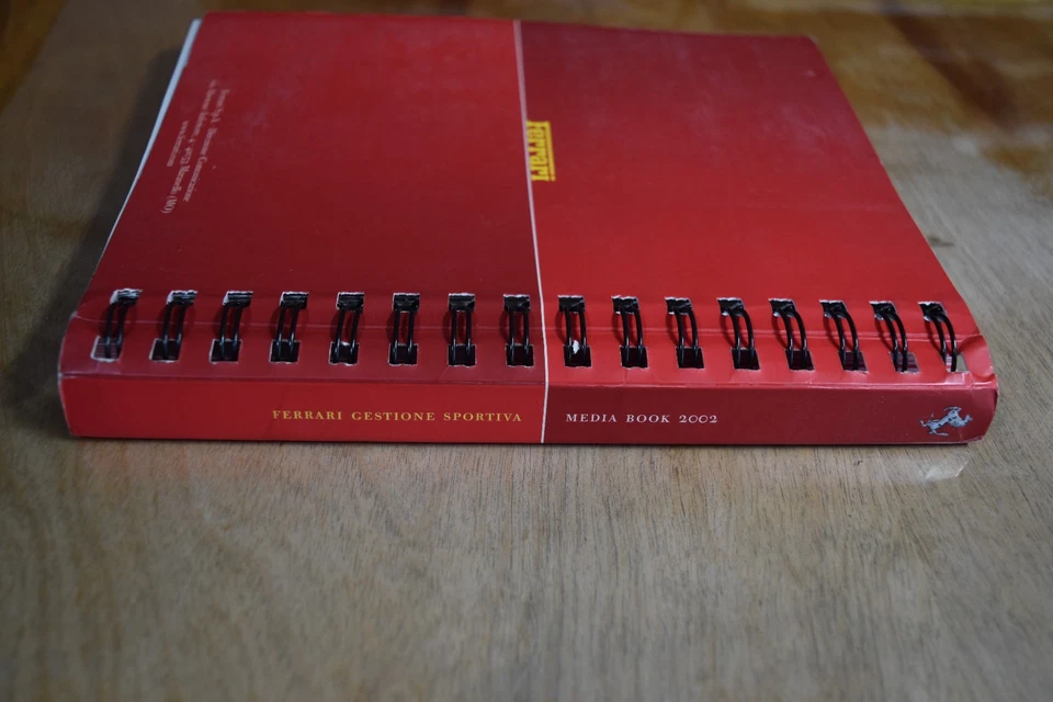 M Schumacher 2002 Media Book Autographed Ferrari Gestione Sportiva Signed (RARE - Image 4 of 4