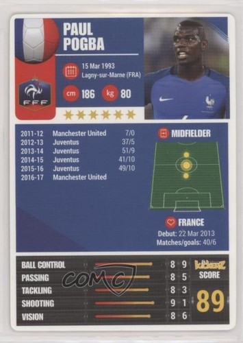 2017 Kickerrz Paul Pogba #53 - Zdjęcie 2 z 3