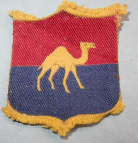 WW2 GHQ MIDDLE EAST LAND FORCES MILITARY FORMATION SIGN PATCH WORLD WAR II