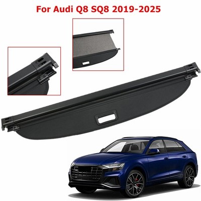 For Audi Q8 SQ8 2019-2025 luggage Security Shade Retractable cargo cover