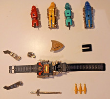 VINTAGE 1985 – VOLTRON TIMEBOT ROBOT WATCH + 4 LIONBOT + ACCESSORI – RARO