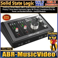 Solid State Logic SSL 2 MKII 2 x 2 USB-C Audio Interface/ 1 Year Manu Warranty