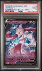 2022 Pokemon Go V Battle Deck Black Star Promo #223 Mewtwo V PSA 9 Card NEW CERT