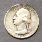 1932-S Key Date Washington Quarter VG.