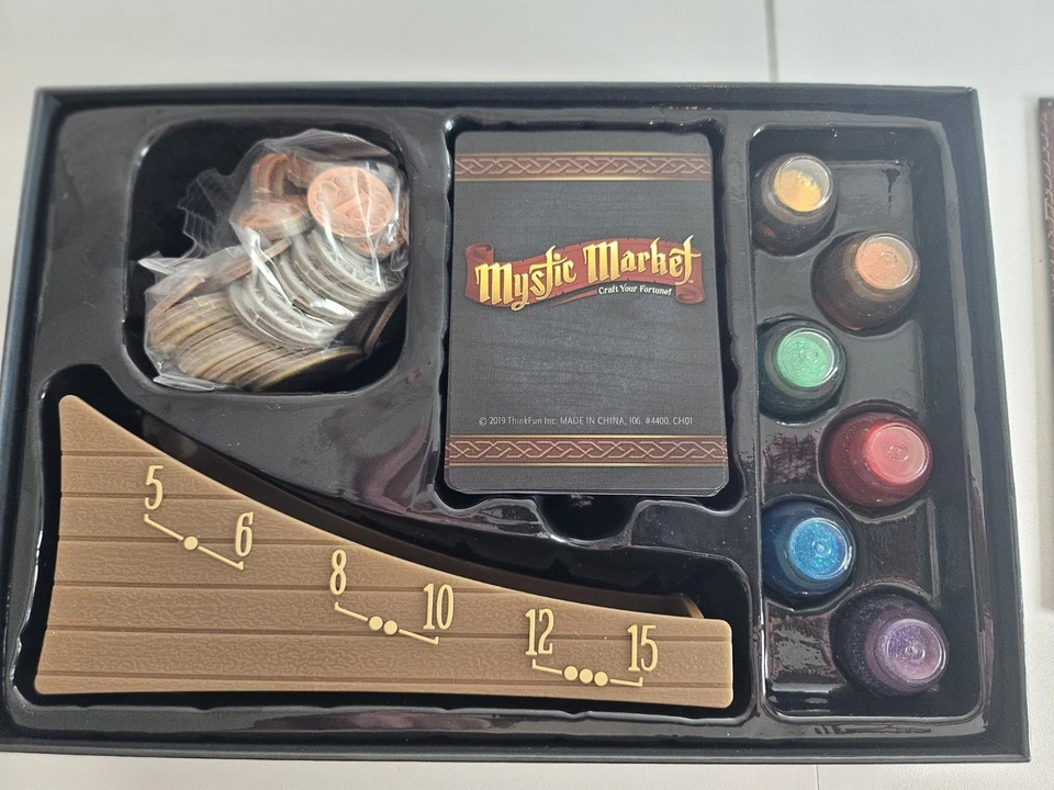 Mystic Market Strategy Card Game Think Fun Nice Complete - Image 4 of 4
