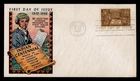 DR WHO 1948 FDC INDIAN CENTENNIAL FLUEGEL CACHET #972 R74416