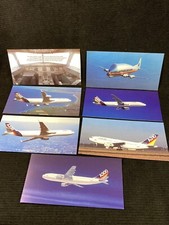 Vintage 1987 AIRBUS Industrie Fleet Brochure Jet Photo Card Set