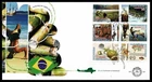 NETHERLANDS 2009 FDC Miniature Sheet: Boundless Netherlands (II) - Brazil SG05