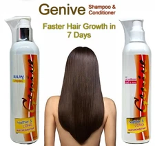 GENIVE Shampoo & Conditioner Long Hair Fast Growth 3X FASTER Lengthen & Longer