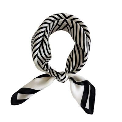 100% Mulberry Silk Scarfs for Women - Lightweight Square Satin Head Scarf - S...