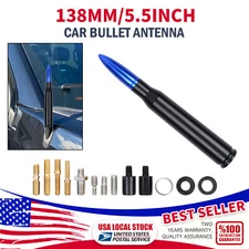 50 CALIBER BULLET Aluminum ANTENNA Black Blue For Nissan Frontier 2000-2019